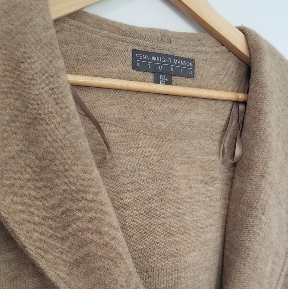Fenn Wright Manson Sweaters - Wool hooded coat sweater with brass hardware